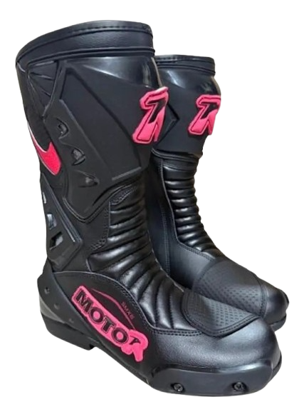 Botas Deportivas MoTO R NEGRO ROSA