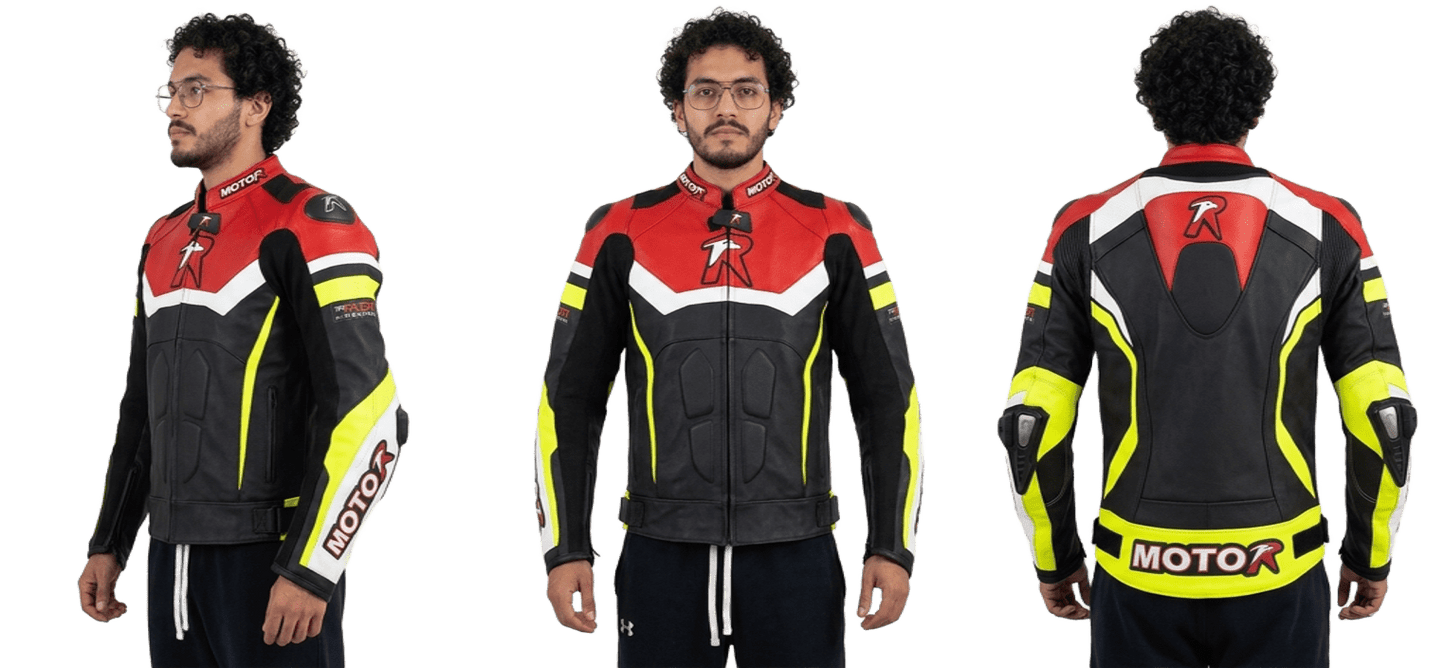 CHAMARRA MOTO R AM/ROJ