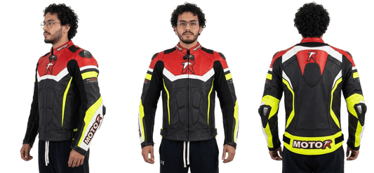 CHAMARRA MOTO R AM/ROJ