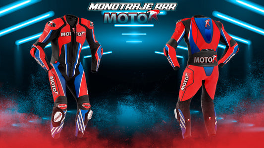 Monotraje Moto R AZUL ROJO
