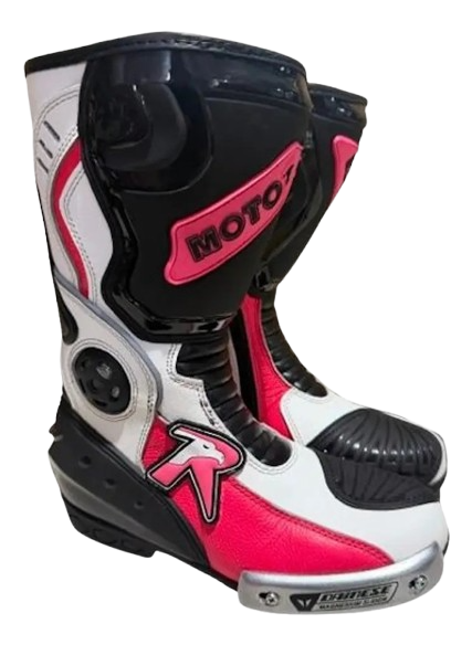 Botas Deportivas Moto R BLANCO ROSA